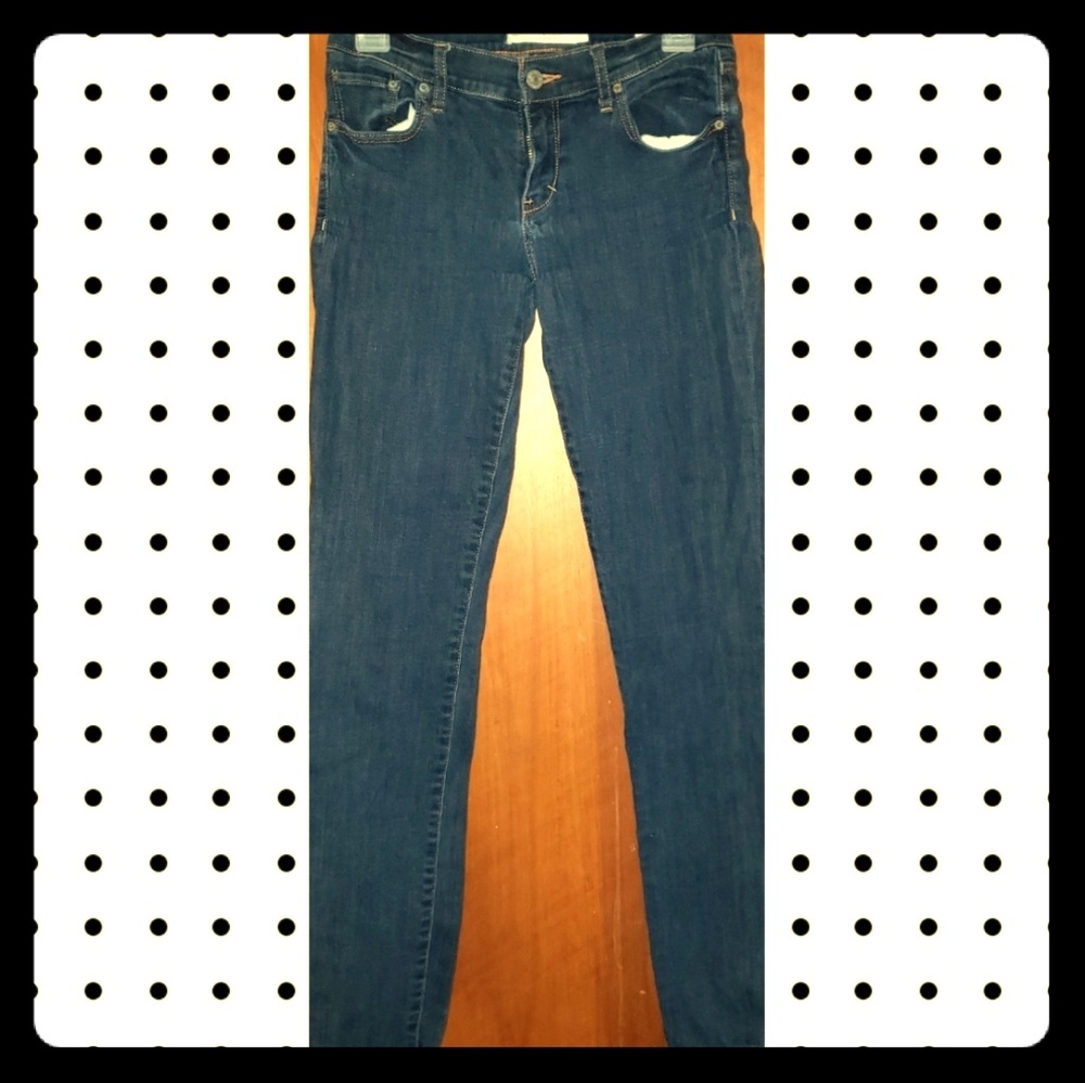 Abercrombie & Fitch Slim Straight leg blue jeans